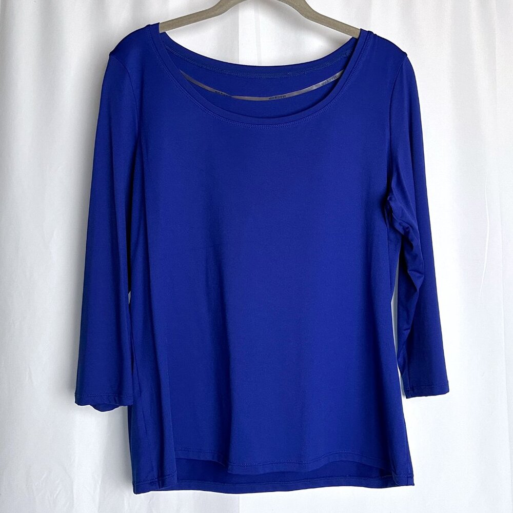 Peter Nygard royal blue stretch top